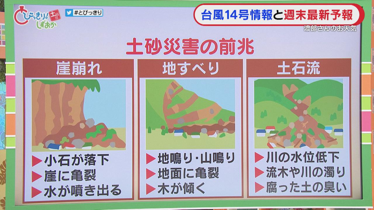 画像: 【10月10日静岡】渡部さんのお天気 台風14号と週末の最新情報