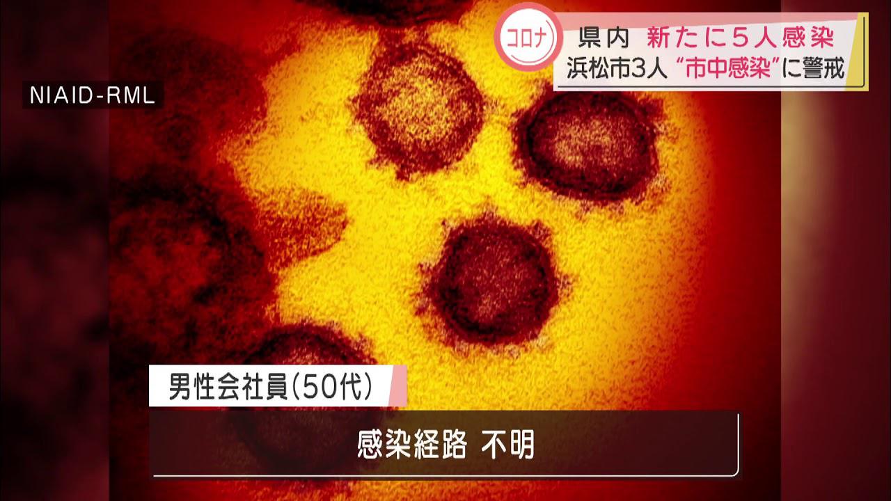 画像: 【新型コロナ】県内で新たに5人が感染 浜松市は「市中感染」を警戒 youtu.be