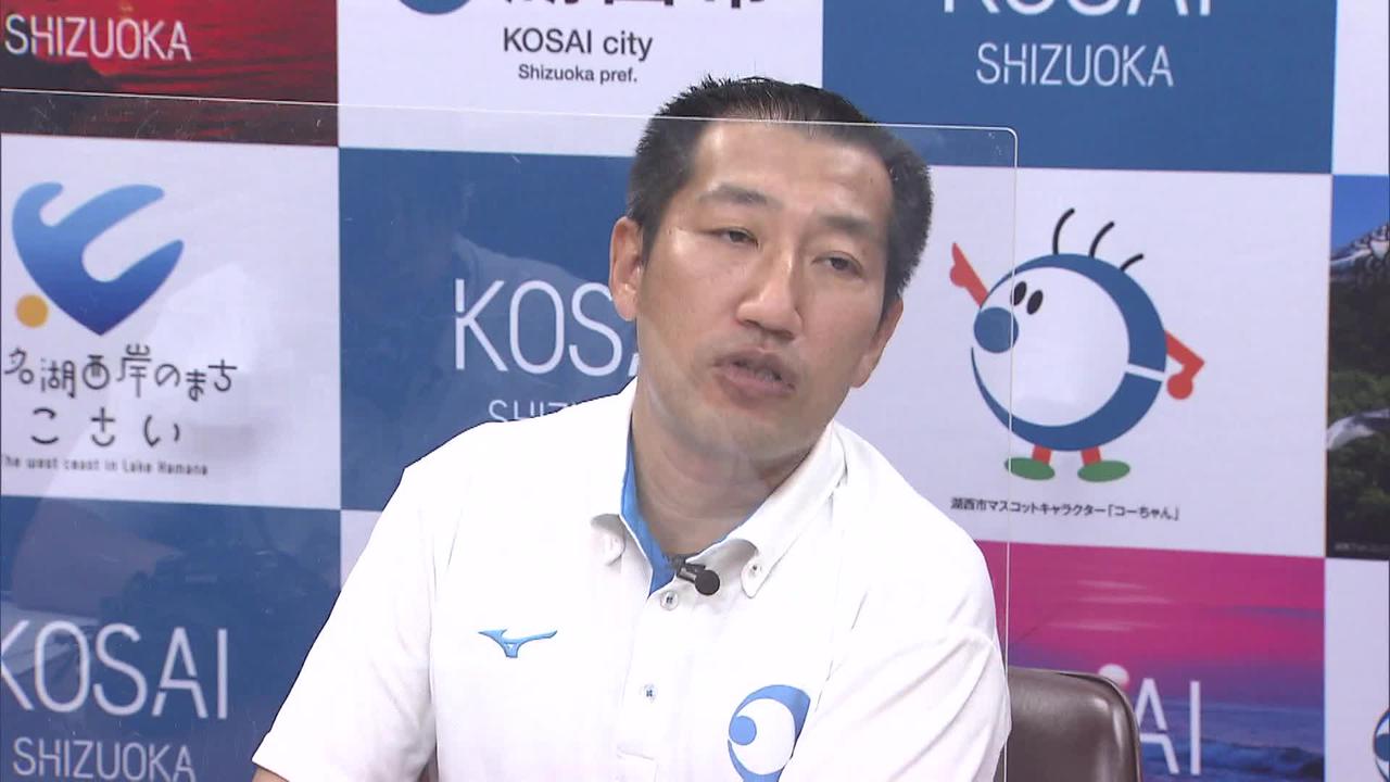 画像: 湖西市長選挙で無投票再選を決めた影山剛士氏