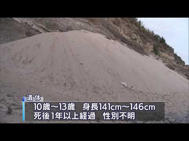 画像: 海岸で子どもの白骨化死体見つかる 静岡・下田市 youtu.be