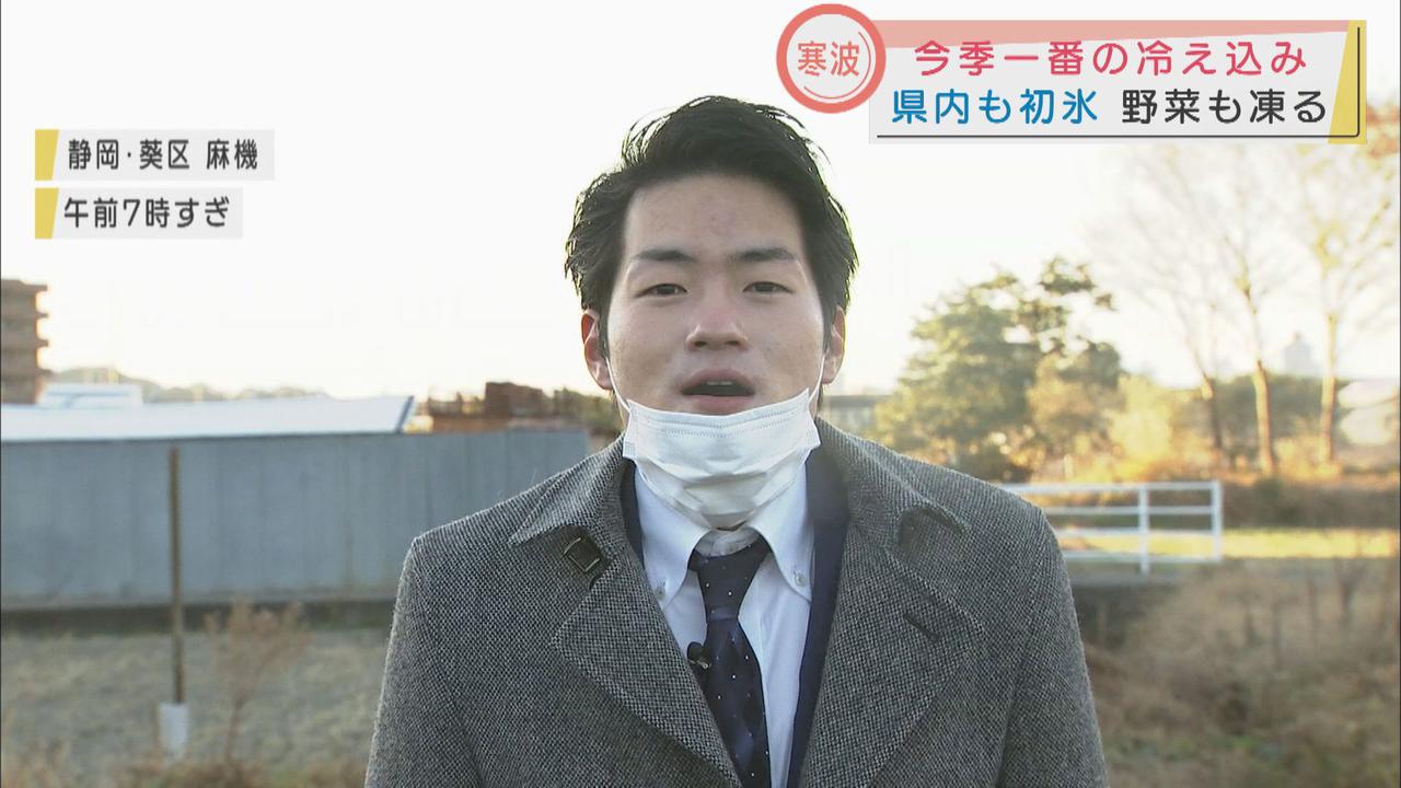 画像1: 静岡で初氷…18カ所中14地点で今季最も冷える