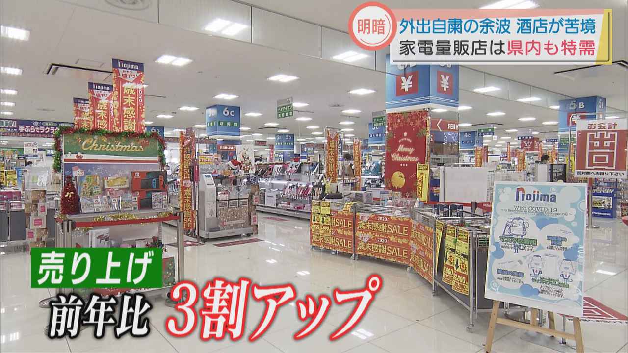 画像: 家電量販店 売り上げ3割増