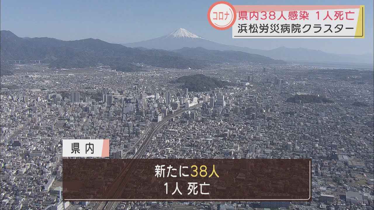 画像: 【新型コロナ】静岡県内新たに38人感染、1人死亡 浜松労災病院で新たなクラスター 静岡徳洲会病院も感染広がる youtu.be