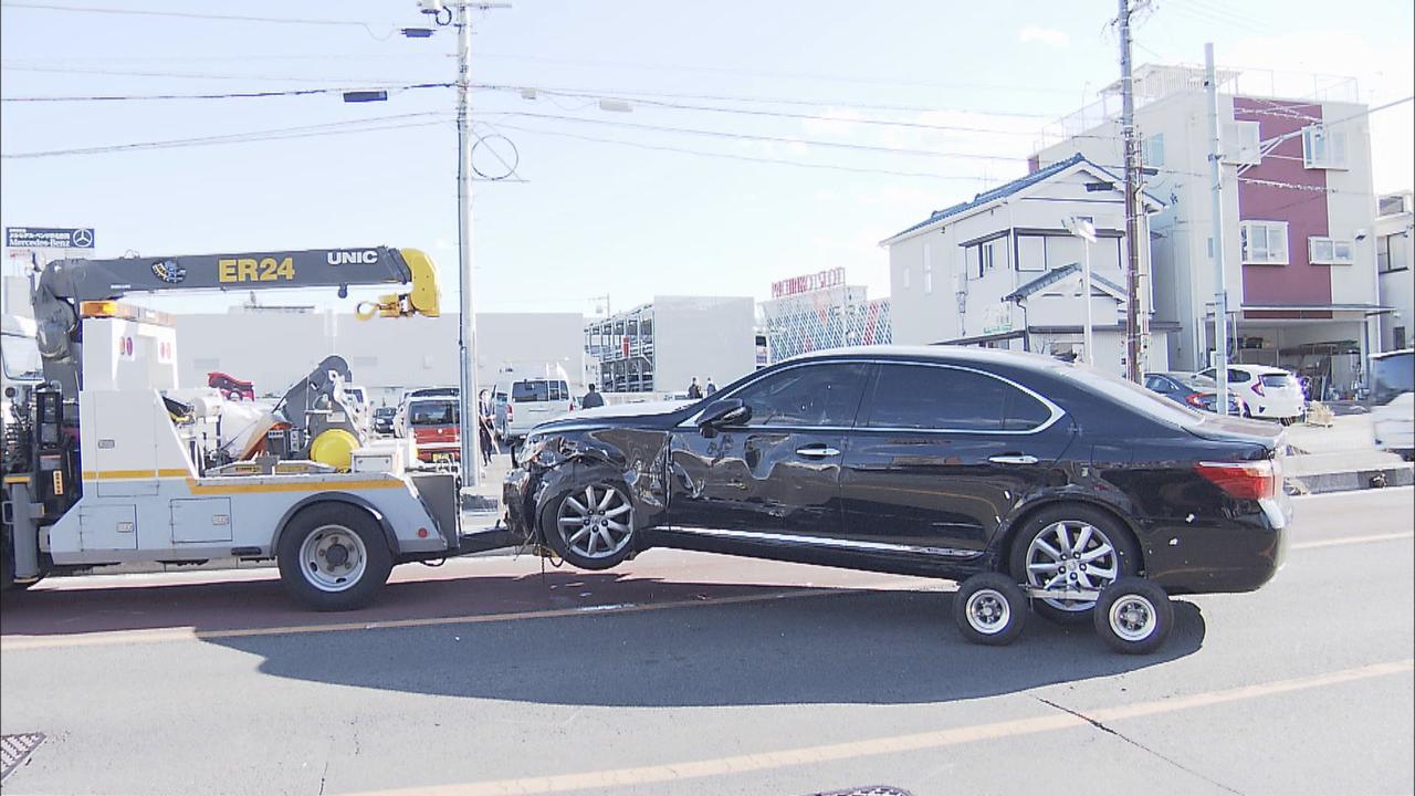 画像: 男が運転していた車 静岡市駿河区