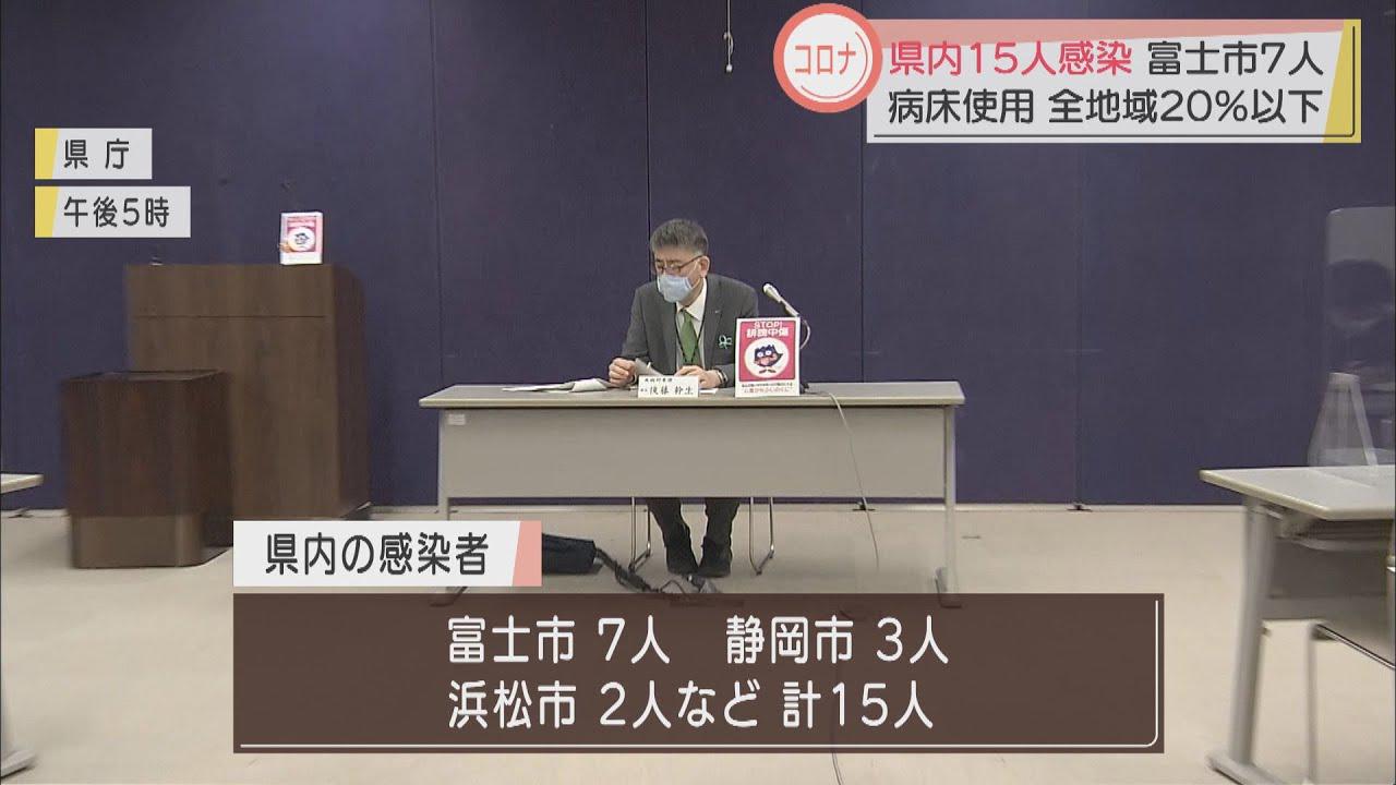 画像: 【新型コロナ】静岡県15人感染　病床使用率が去年11月3日以来、西部・中部・東部すべての地域で20％下回る youtu.be