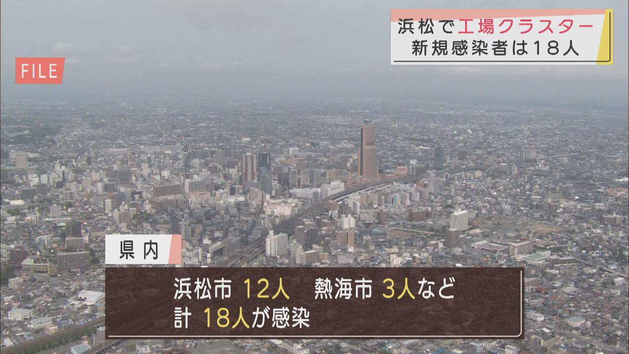 画像: 浜松の工場でクラスター、静岡県内新規感染者18人