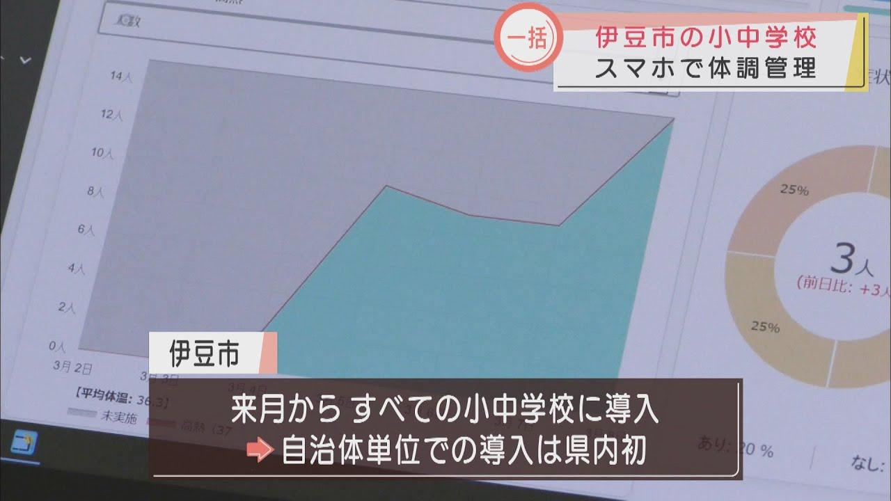 画像: スマホアプリで児童の体調管理 先生の負担軽減へ 静岡・伊豆市 youtu.be
