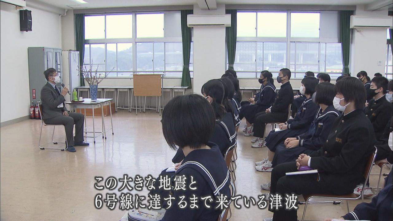 画像: 中学校で講演 「いままで経験した基準をはるかに超えていた…」