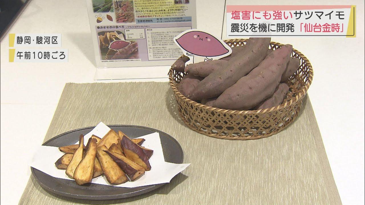 画像: 東日本大震災をきっかけに…塩害に強いサツマイモ「仙台金時」を試食 静岡市 youtu.be