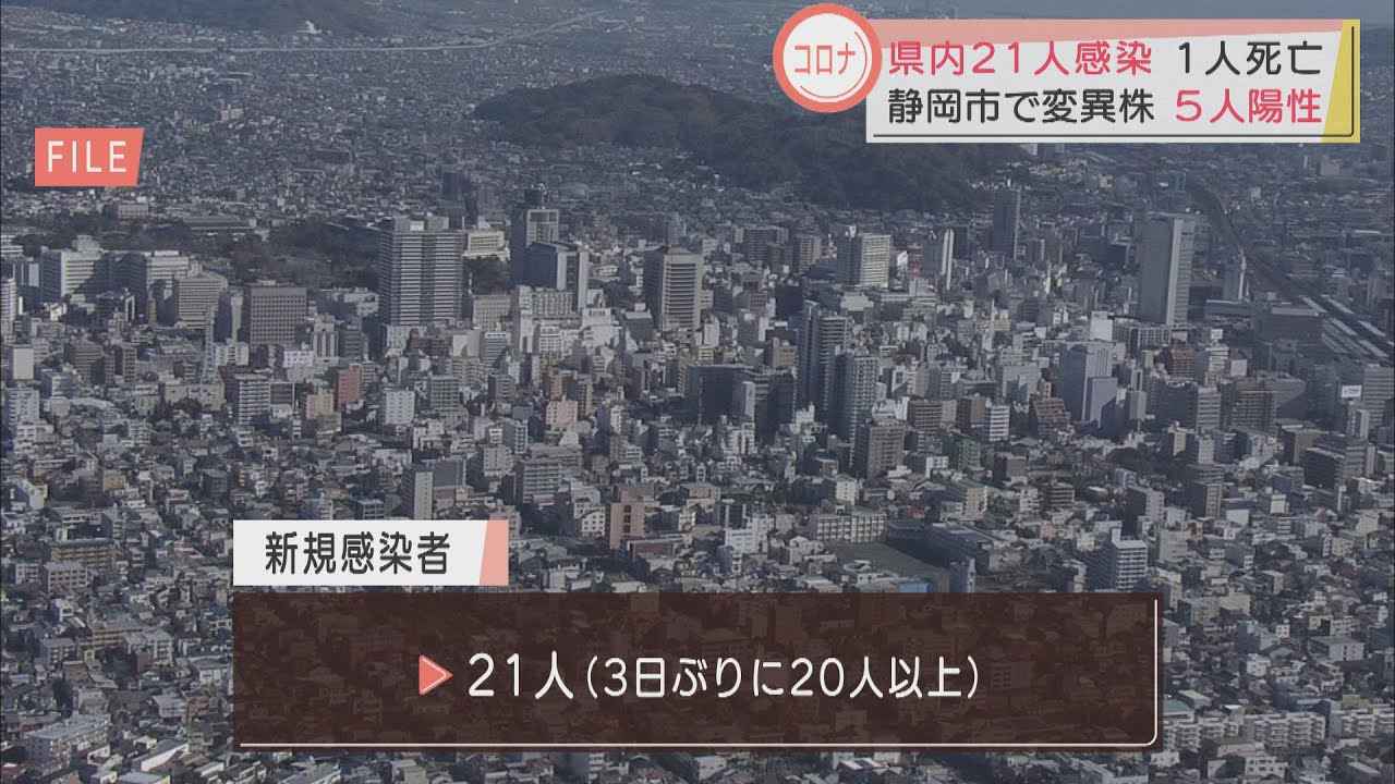 画像: 【新型コロナ】静岡市で新たに5人が変異ウイルス陽性…県内45人に　静岡県新たに21人感染1人死亡 youtu.be