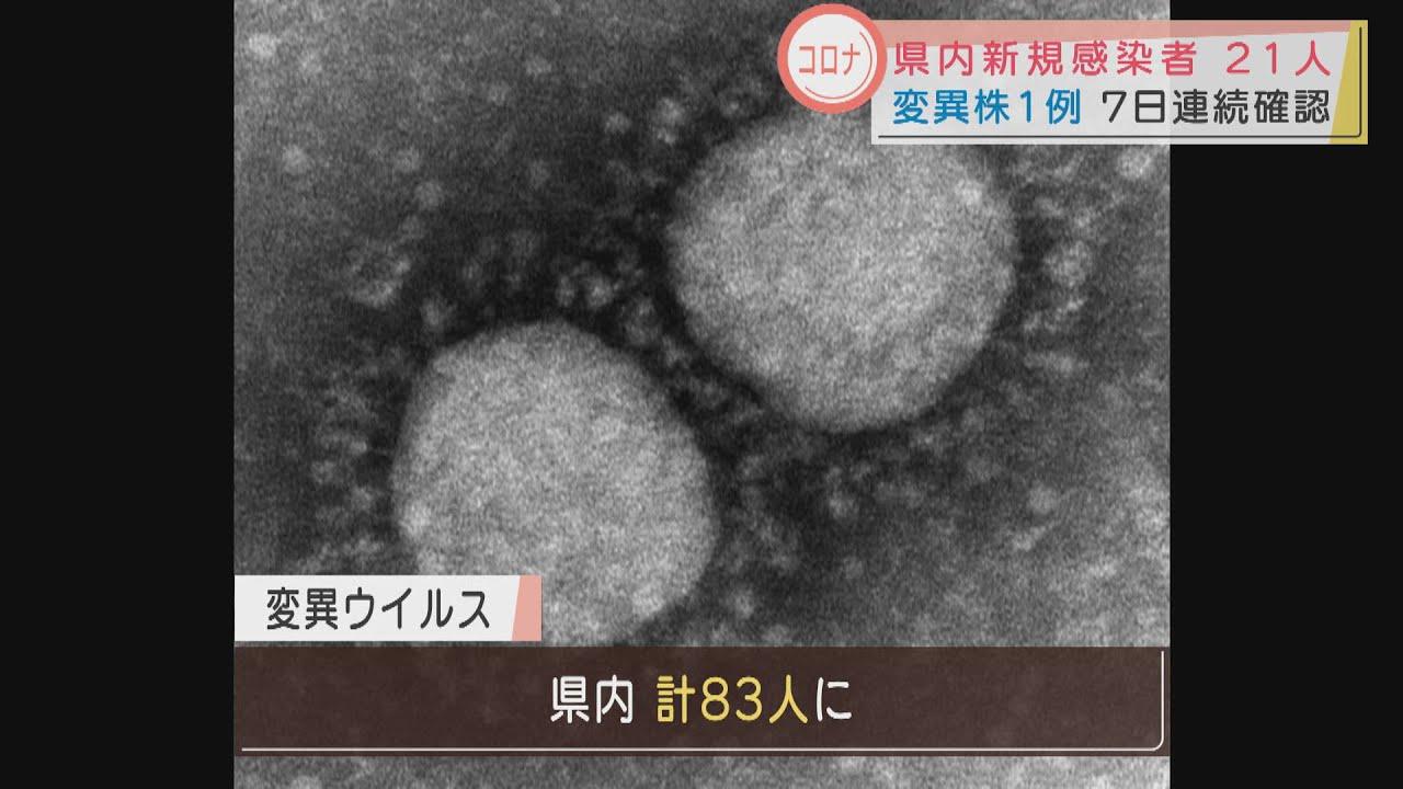 画像: 【新型コロナ】静岡県内で新たに21人が感染　静岡市は7日連続で変異ウイルスの陽性確認 youtu.be