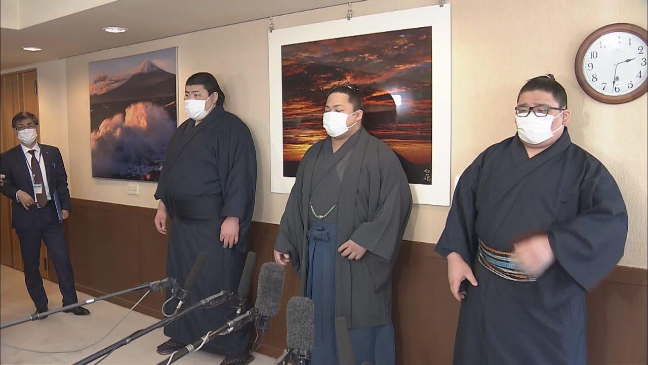 画像: 五月場所での飛躍誓う 静岡県内出身3力士が川勝知事を訪問 youtu.be