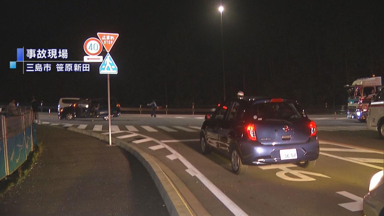 画像: 衝突事故で一家4人けが 3歳の男児が重体 静岡・三島市の国道1号