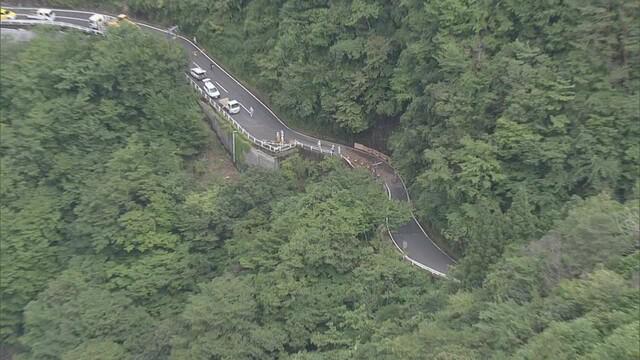 画像: 土砂崩れで23人の宿泊客ら71人が孤立 県道が通行止めに 静岡・川根本町