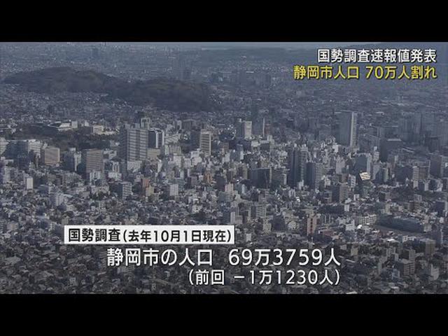 画像: 静岡市70万人割れ…政令市の目安下回る 葵区、清水区が大幅減 youtu.be
