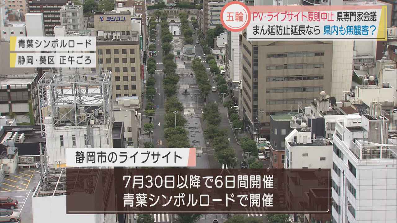 画像: 静岡市のライブサイトでは