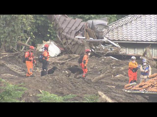 画像: 行方不明の19人の捜索が続く /静岡・熱海市の土石流災害 youtu.be
