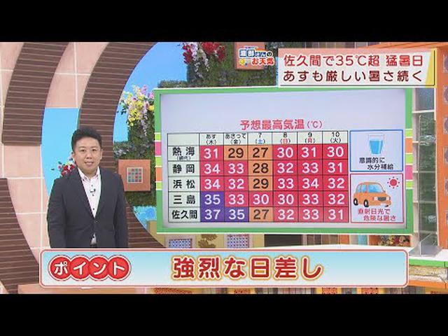 画像: 【8 月4日　静岡】渡部さんのお天気　あすは「強烈な日差し」 youtu.be