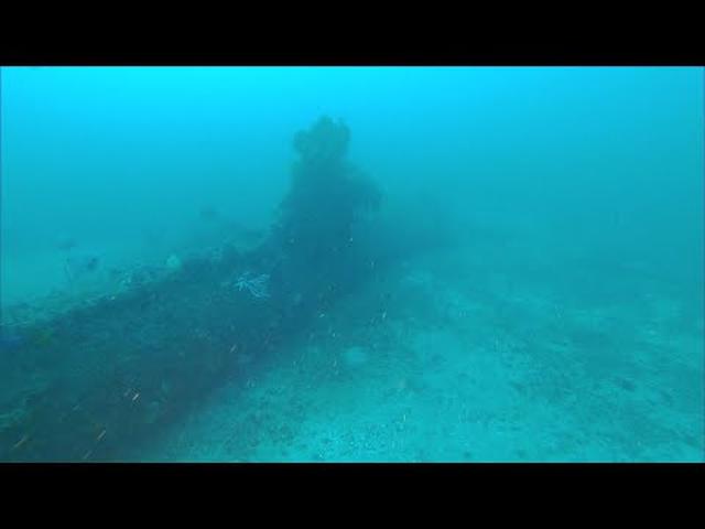 画像: 太平洋戦争末期に開発された特攻用潜水艇「海龍」とみられる残骸撮影　静岡・下田市 youtu.be