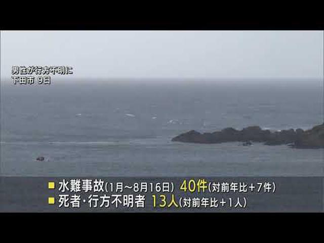 画像: 水難事故多発で警報発令 県民に注意呼びかける 静岡県 youtu.be