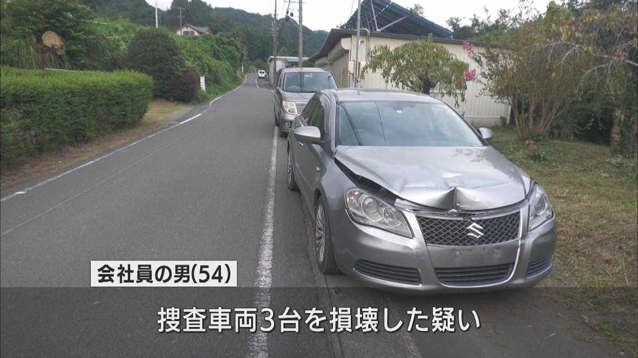 画像: トラック暴走の男を再逮捕　警察車両3台に衝突・損壊した疑い　静岡・袋井市 youtu.be