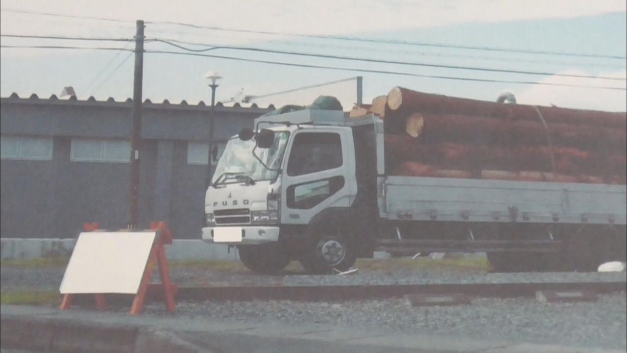 画像: 「白トラック」経営の男を逮捕 無許可で材木を運送か 静岡・磐田市