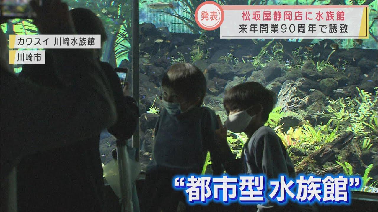 画像: 「物を売るだけではない楽しみを…」 90周年の松坂屋静岡店に来春「水族館」誕生 25年ぶり全館リニューアルの目玉 youtu.be