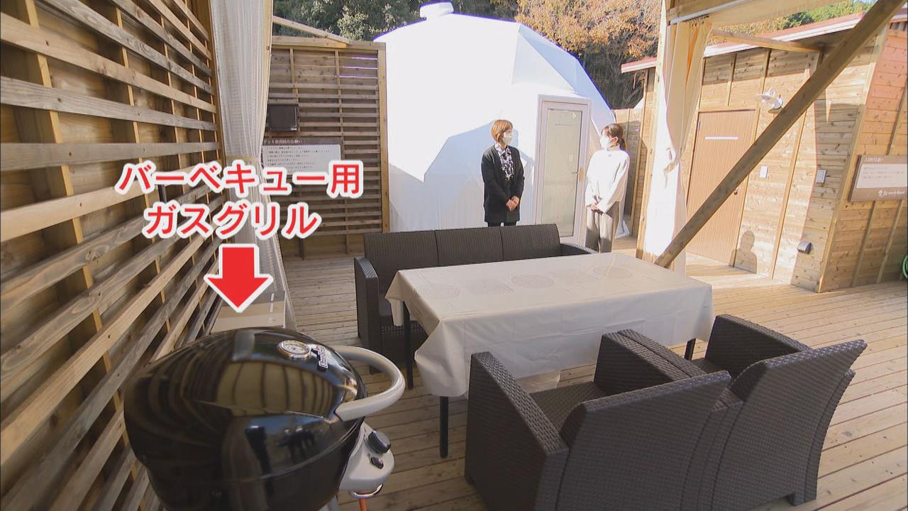 画像2: 「ドームテントルーム」の内部は