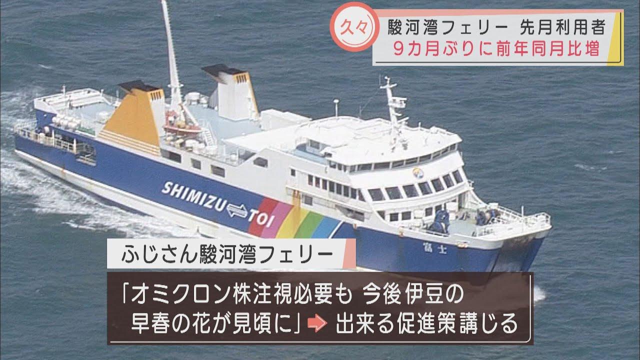 画像: 静岡・駿河湾フェリーの利用者が前年同月上回る 運賃割引きが奏功 旅行マインドの回復も youtu.be