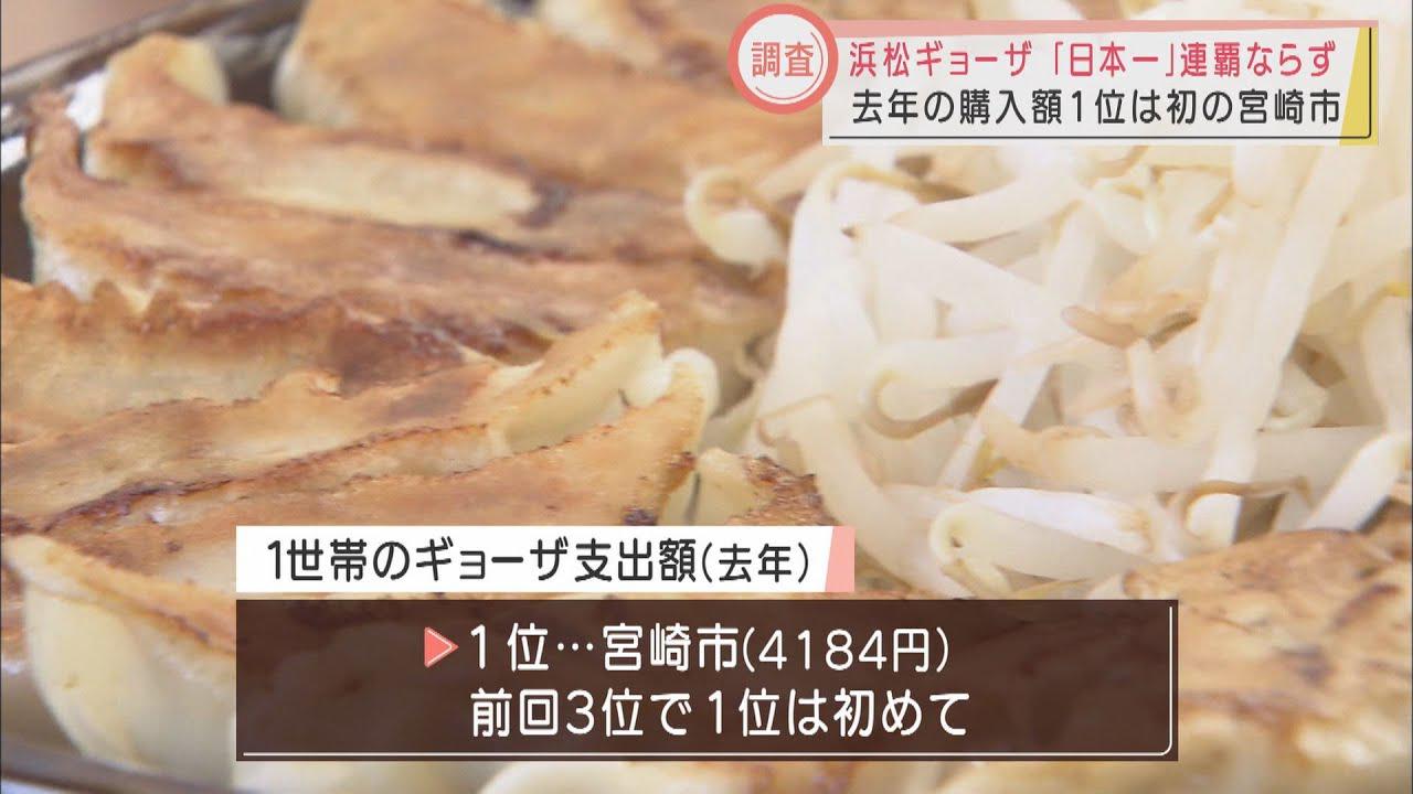画像: 浜松「ギョーザ」連続日本一ならず 宇都宮市との2強時代に終止符?宮崎市が初の1位 鈴木市長「残念だが浜松を代表するグルメを楽しんでほしい…」 youtu.be