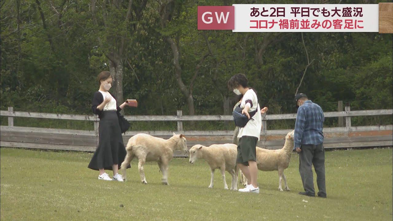 画像: 連休谷間も行楽地はまだまだ賑わい 行動制限解除で「客足はコロナ前に戻りつつある」 静岡・まかいの牧場 youtu.be