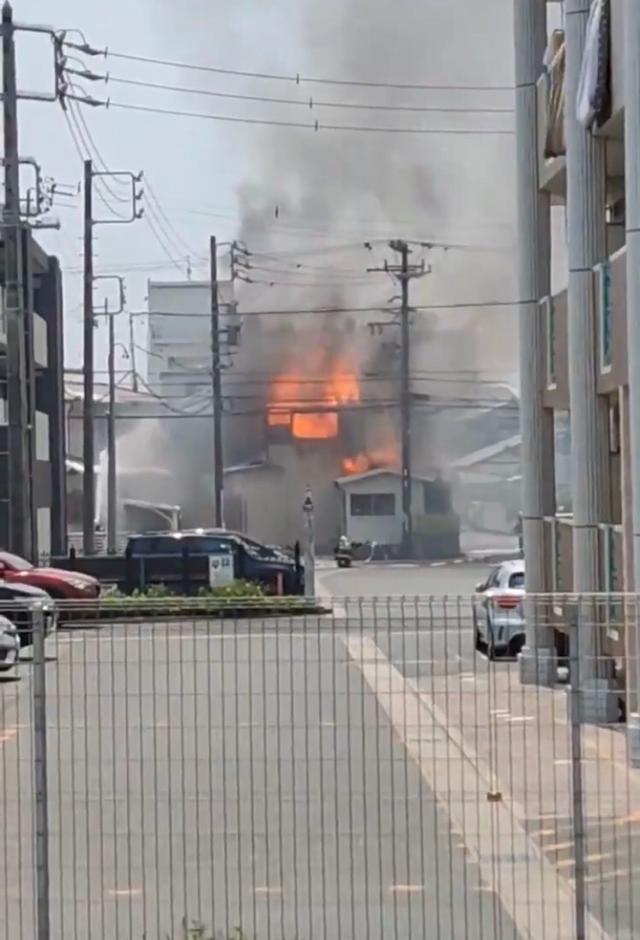 画像: 浜松市の現場（視聴者提供）