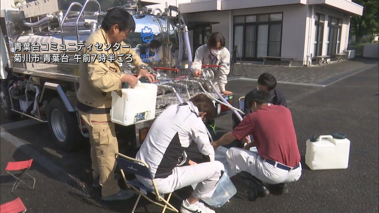画像: ６７００世帯の断水３日目…２カ所に給水車　「いちいち取りに来ないといけないのがつらい」　静岡・菊川市 youtu.be