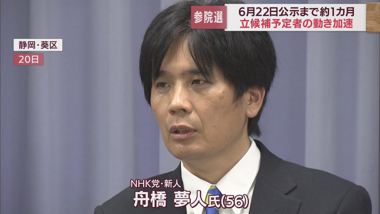 画像: ＮＨＫ党の新人　舟橋夢人氏