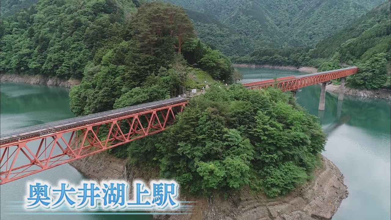 画像: 「奥大井湖上駅」