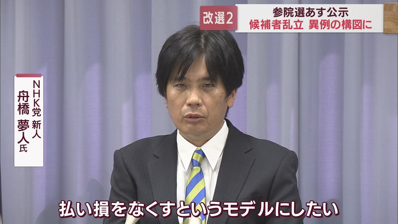 画像: 舟橋夢人氏(N党・新人)