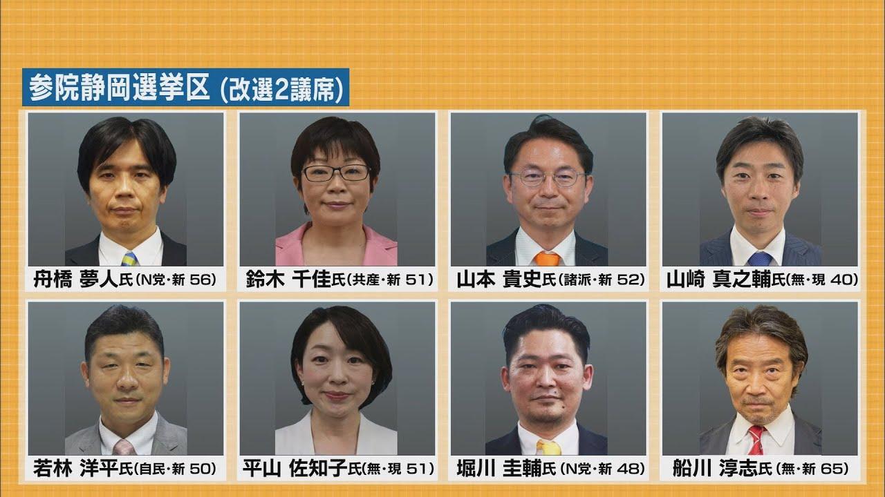 画像: 参院選公示 静岡選挙区2議席めぐり8人が立候補 18日間の選挙戦がスタート youtu.be