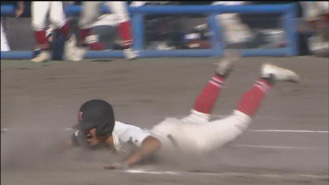画像: 日大三島サヨナラのホームイン
