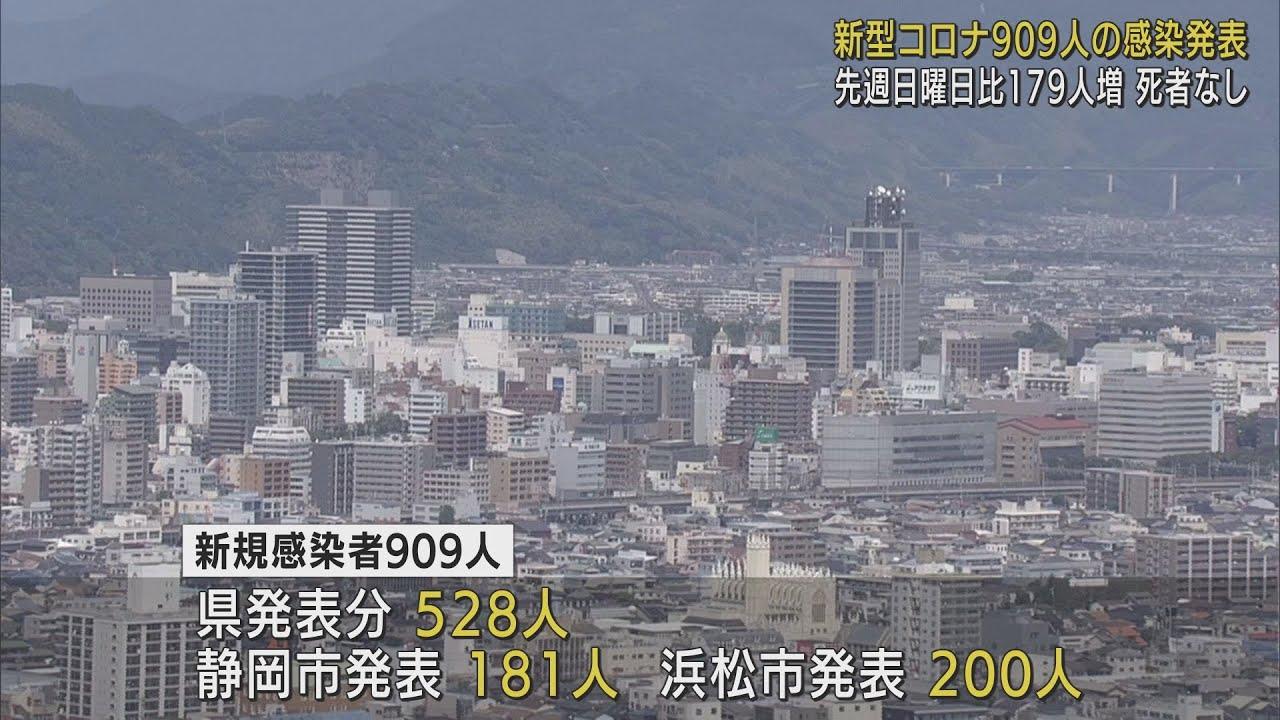 画像: 【新型コロナ/10月30日】静岡県909人感染…先週日曜日より179人増加 病床使用率は22・2パーセント youtu.be