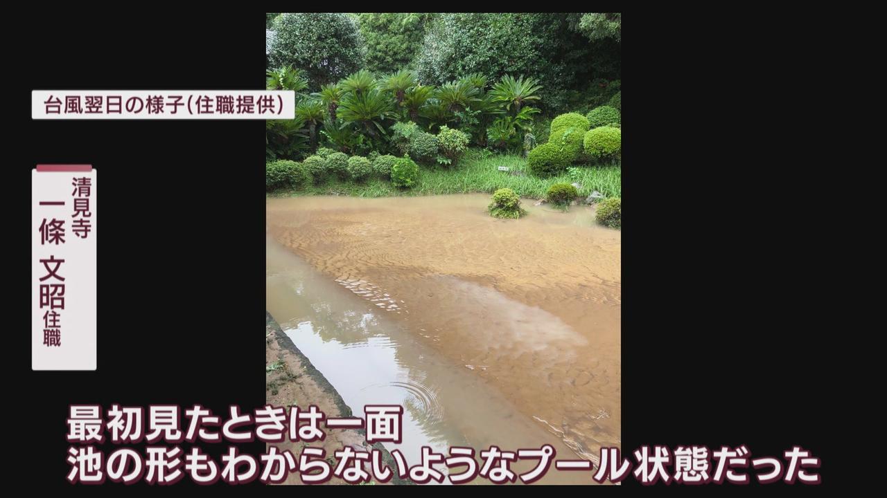 画像2: 国の名勝庭園が土砂で…