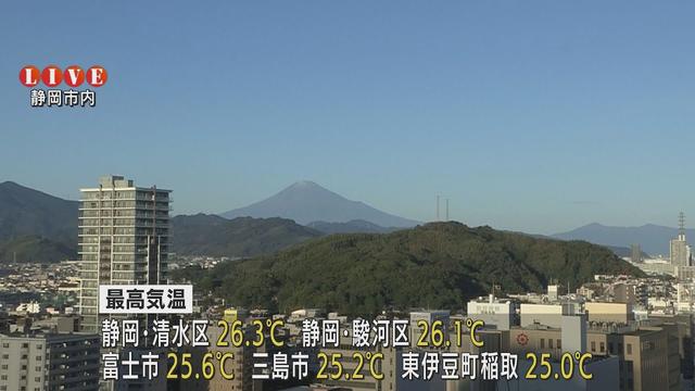 画像: 静岡県内各地で夏日観測 11月に静岡市で夏日が観測されるのは11年ぶり youtu.be