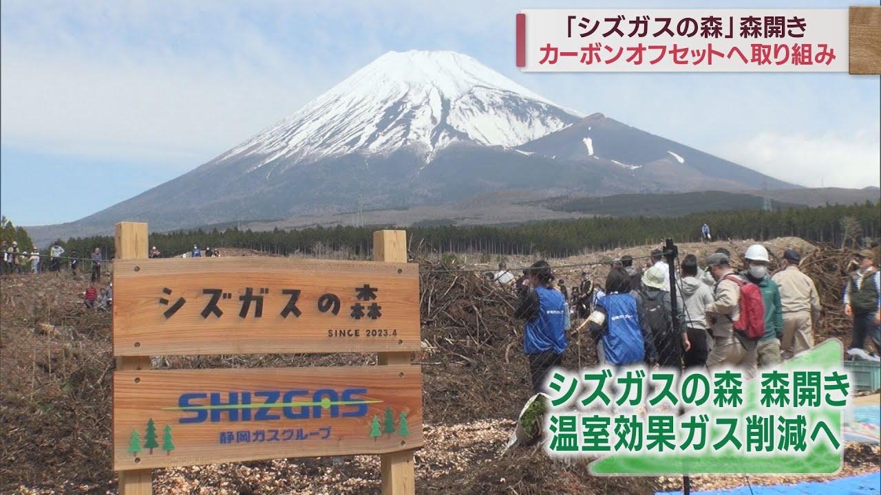 画像: 「シズガスの森」森開き…10ヘクタールの土地で1万5千本の富士ヒノキの植樹と保全活動　静岡・富士市 youtu.be