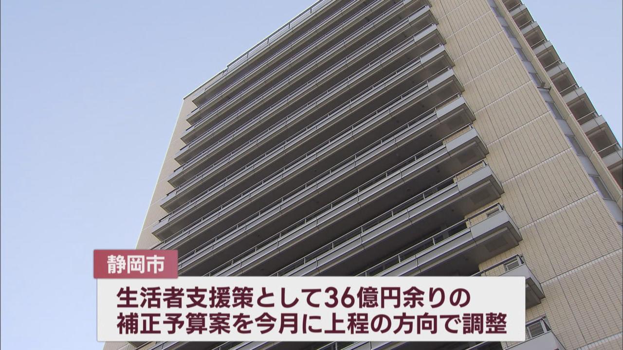 画像: 静岡市は生活者支援策36億円の補正予算案