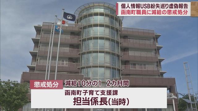 画像: USBなくした職員に「うその報告」させる…町職員を減給処分 静岡・函南町 youtu.be