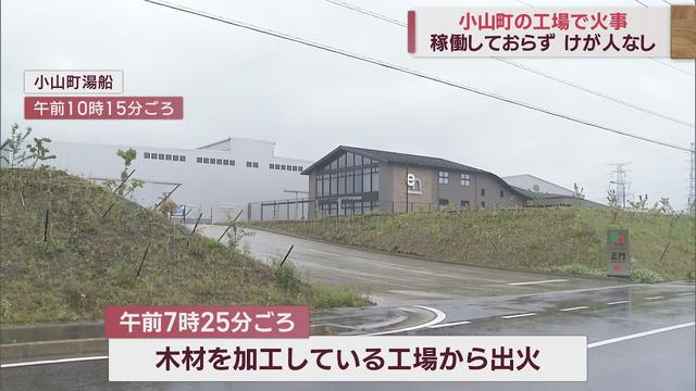 画像: 木材加工工場で火事 けが人なし オイル漏れが火事の原因か 静岡・小山町 youtu.be