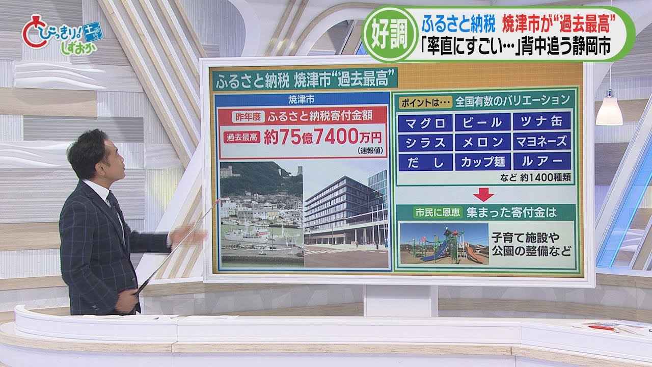画像: 「ふるさと納税」静岡県で4年連続1位…焼津市強さのヒミツ 1分でわかる伊地アナの解説 youtu.be