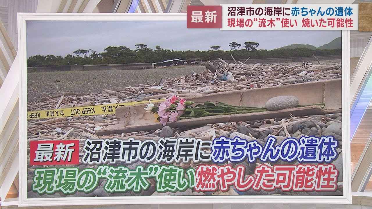 画像: 海岸の流木使って焼いたか…生後数日の女児の遺体遺棄事件 静岡・沼津市 youtu.be