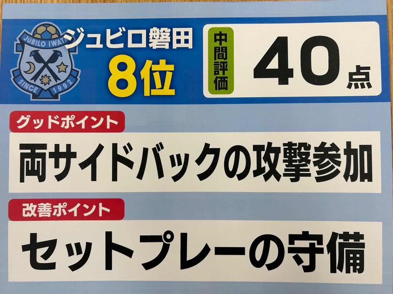 画像: 【元日本代表・佐藤寿人の目】J2ジュビロ磐田を中間評価!FIFAからの制裁で補強禁止も一桁順位の8位。しかし、評価は辛口40点。課題はセットプレー。