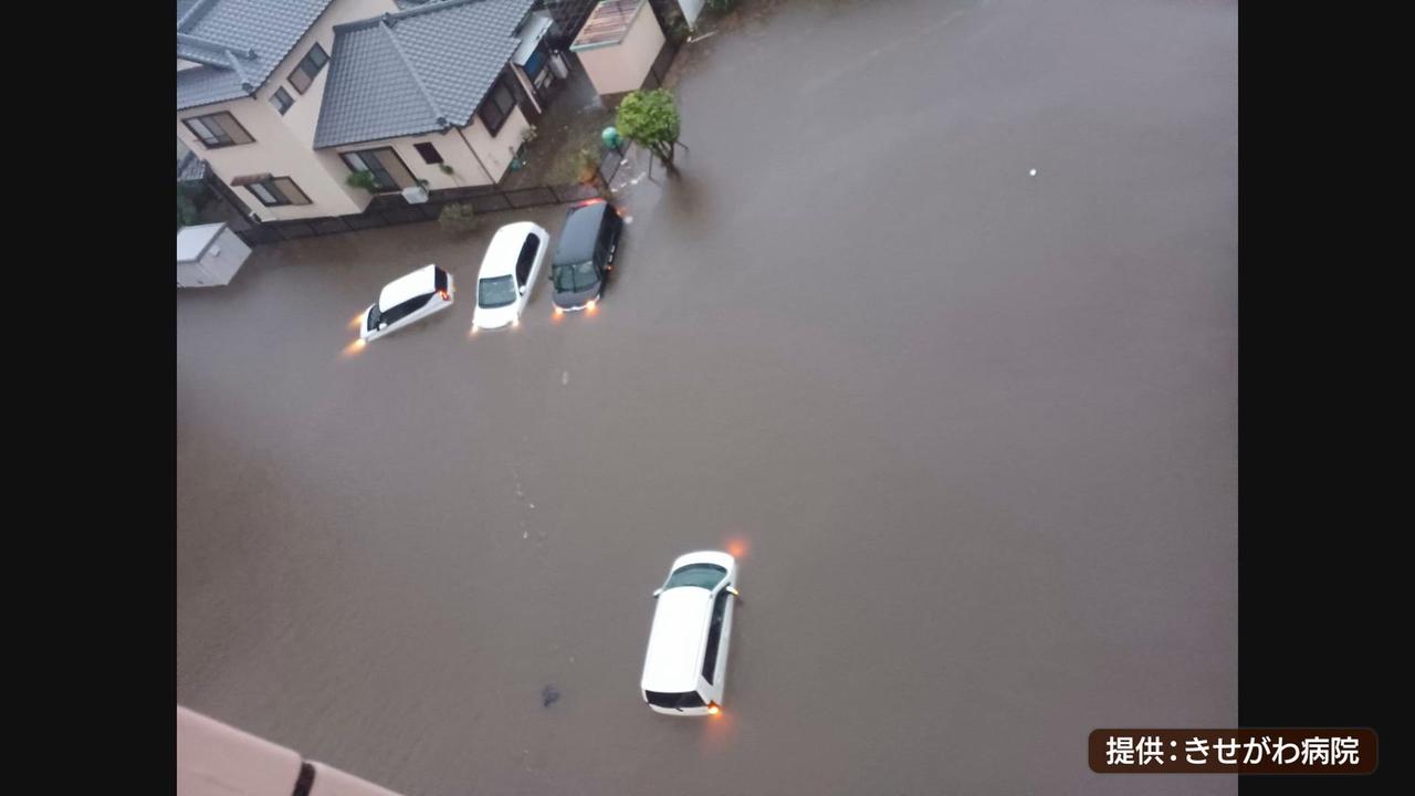 画像3: 【豪雨】病院に迫る「濁った水」…ガラスは割れ、病棟にまで流れ込む 静岡・沼津市