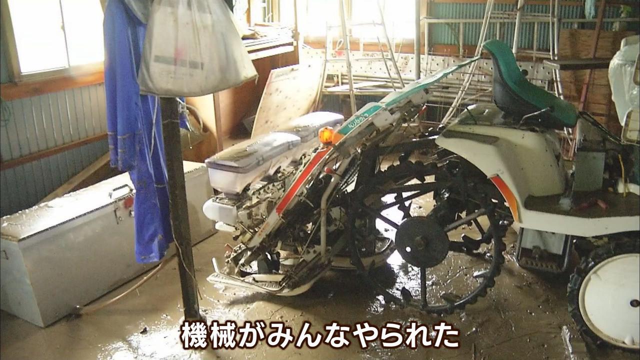 画像2: 【豪雨】去年9月の台風で被害…100万円かけて改築したばかりの倉庫に泥流 「機械がみんなやられちゃった」 静岡・磐田市